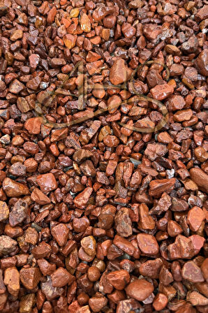Kırmızı Bordo Dolomit Çakıl Taşı 1-3 Cm 5 Kg Dekoratif Bahçe Peyzaj Saksı Akvaryum Teraryum 