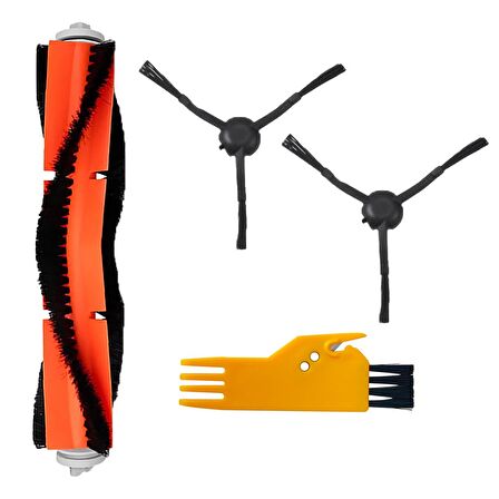 Dreame Bot L10 Pro Uyumlu 4 Parça Yedek Filtre Fırça Seti