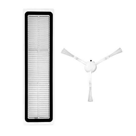 Dreame Vacuum Mop D9 Hepa Filtre 1 Adet,Yan Fırça 1 Adet