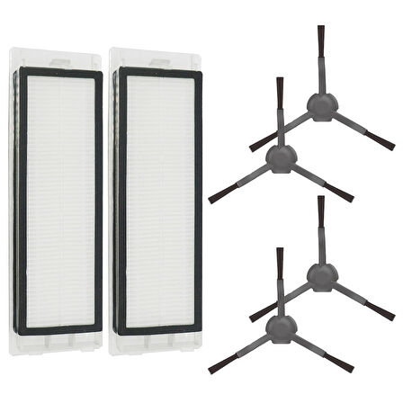 Xiaomi Vacuum Mop 2 Ultra (STYTJ05ZHM) Uyumlu 6 Parça Filtre Fırça Seti