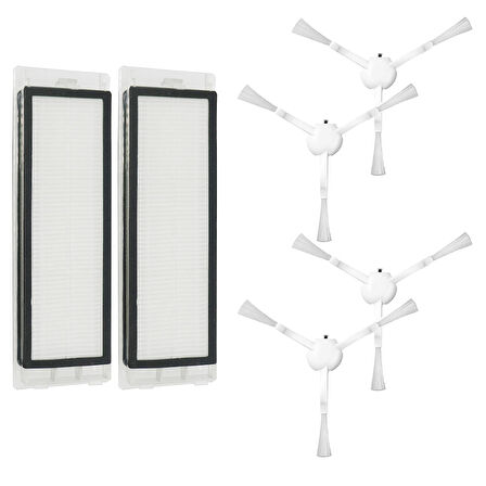 Xiaomi Vacuum Mop 2C (XMSTJQR2C) Uyumlu 6 Parça Filtre Fırça Seti