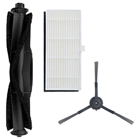 Viomi S9 Vacuum Cleaner Uyumlu 3 Parça Yedek Filtre Fırça Seti