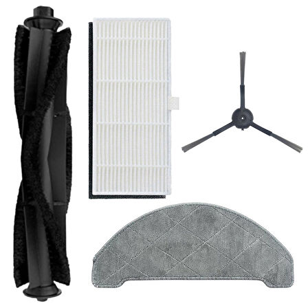 Viomi S9 Vacuum Cleaner Uyumlu 4 Parça Yedek Filtre Fırça Seti