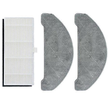 Viomi S9 Vacuum Cleaner Uyumlu 3 Parça Yedek Filtre Fırça Seti