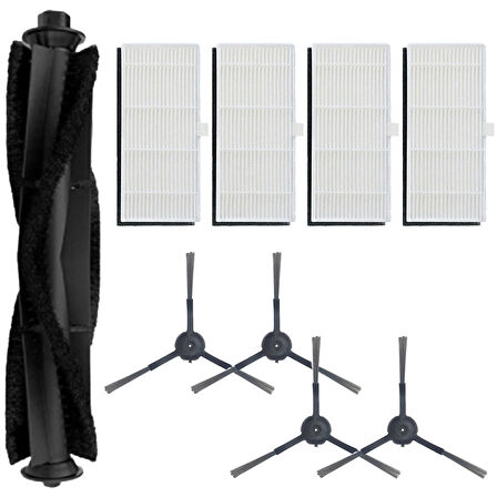 Viomi S9 Vacuum Cleaner Uyumlu 9 Parça Yedek Filtre Fırça Seti