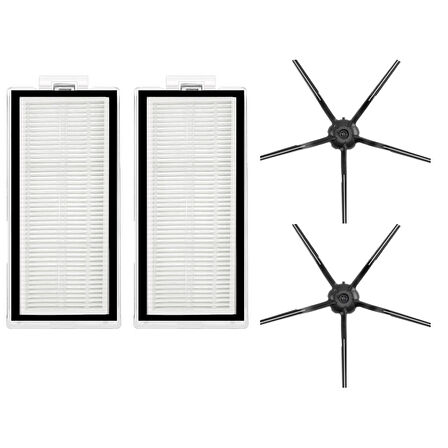Roborock Q7 Max +  Siyah Uyumlu Filtre Seti - Liteset