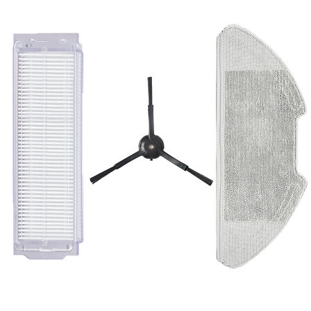 Xiaomi Vacuum Mop 2 Pro (MJST1SHW) Siyah Uyumlu 3 Parça Filtre Fırça Seti