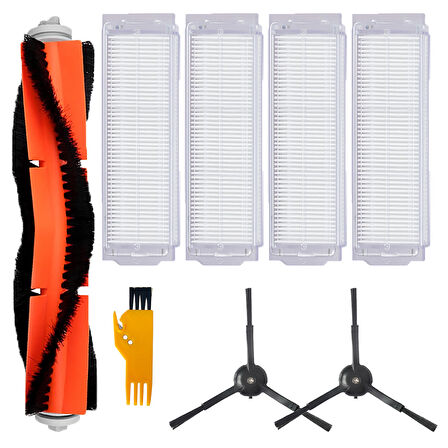 Xiaomi Vacuum Mop 2 Pro (MJST1SHW) Siyah Uyumlu 8 Parça Filtre Fırça Seti