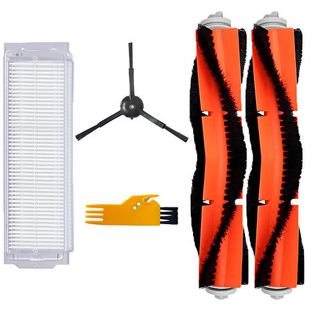 Xiaomi Vacuum Mop 2 Pro (MJST1SHW) Siyah Uyumlu 5 Parça Filtre Fırça Seti