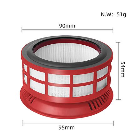 Roborock H7 Uyumlu Hepa Filtre Seti (2 Ön + 4 Arka Filtre)