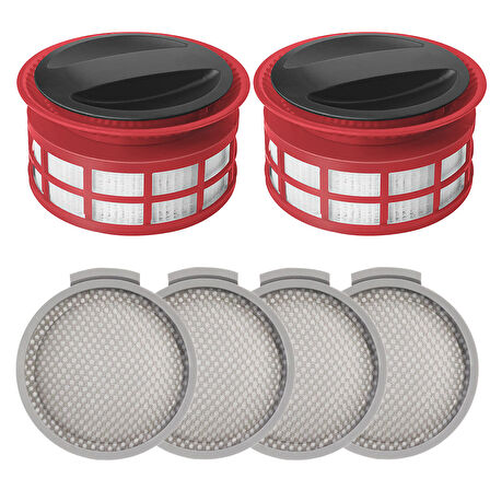 Roborock H7 Uyumlu Hepa Filtre Seti (2 Ön + 4 Arka Filtre)