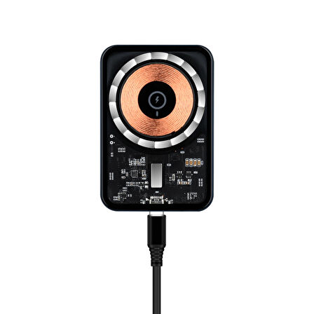 Winex 15W Magsafe Sensörlü Araç İçi Kablosuz Hızlı Şarj Aleti ve Telefon Tutucu YK3454 