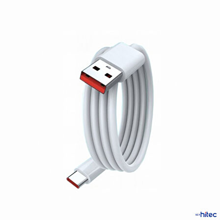 Schitec 67W UsbA Çıkışlı Turbo Fast Hızlı Şarj Aleti 1m 6A 120W Kablolu Set