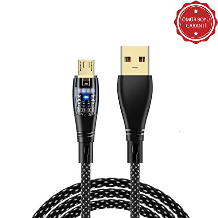 ScHitec 6A 120W UsbA to Micro 1Metre Hızlı Data ve Şarj Kablosu Siyah YK232S