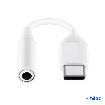 ScHitec Usb-C to Headphone Jack Apple İphone 15/16 Uyumlu Dönüştürücü Adaptör Beyaz UC11