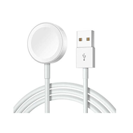 ScHitec S8+ Akıllı Saat Kablosuz Şarj Aleti H11-HW-HK-DTNO1-S8 Ultra-HELLO Modeller İle Uyumlu Beyaz