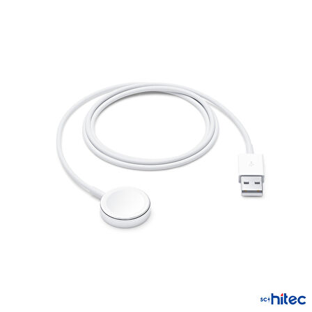 ScHitec S8+ Akıllı Saat Kablosuz Şarj Aleti H11-HW-HK-DTNO1-S8 Ultra-HELLO Modeller İle Uyumlu Beyaz