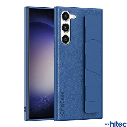 ScHitec Samsung Galaxy S24 Uyumlu Premium Case Parmak Askılı Telefon Kılıfı Lacivert