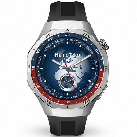 Haino Teko Amoled Ekran WaterProof 3 Kordonlu Akıllı Saat Gümüş Teko25