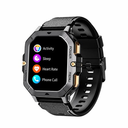 HainoTeko SQ-18 Akıllı Saat AMOLED AI Ses Asistanı DA GPT Bluetooth Arama 1ATM 10 Gün 3 Kordon Set