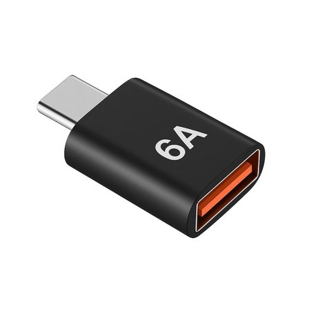 SChitec 6A Type-C to UsbA Dönüştürücü Adaptör Hızlı Şarj ve Veri Aktarım Adaptörü Gümüş J624