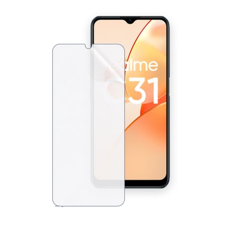 SChitec Realme C31 Uyumlu Ön Yüzey Nano Şeffaf Hidrojel Ekran Koruyucu