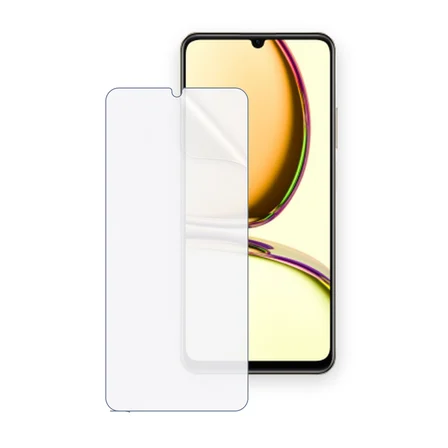 SChitec Realme C53 Uyumlu Ön Yüzey Nano Şeffaf Hidrojel Ekran Koruyucu
