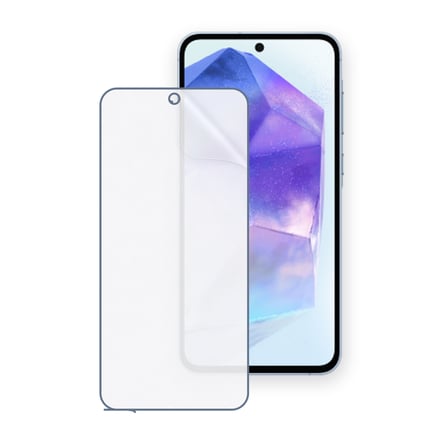 SChitec SAMSUNG Galaxy A55 5G Uyumlu Ön Yüzey Nano Şeffaf Hidrojel Ekran Koruyucu