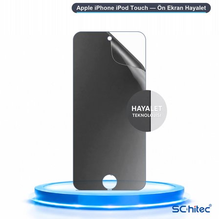 SChitec Apple iPhone iPod Touch Uyumlu Ön Yüzey Hayalet Privacy Hidrojel Ekran Koruyucu