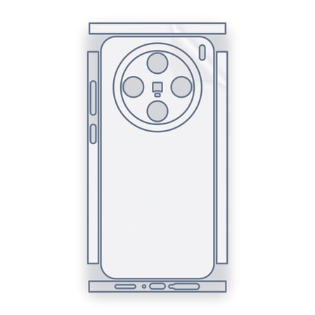 SChitec VIVO X200 Pro mini Uyumlu Fullbody Arka Kaplama Hidrojel Koruyucu Film