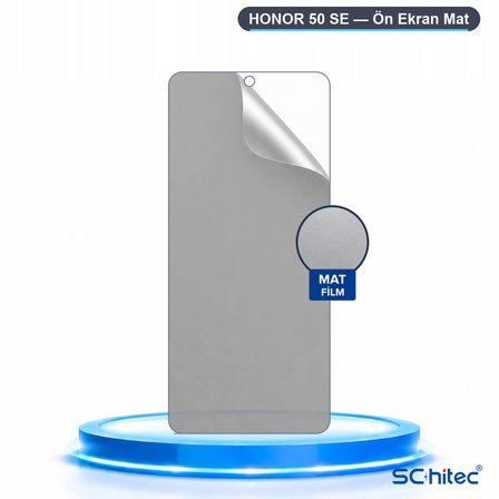 SChitec HONOR 50 SE Uyumlu Ön Yüzey Mat Hidrojel Ekran Koruyucu