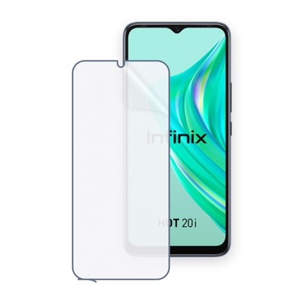 SChitec Infinix Hot 20i Uyumlu Ön Yüzey Nano Şeffaf Hidrojel Ekran Koruyucu