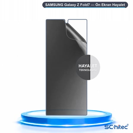 SChitec SAMSUNG Galaxy Z Fold7 Uyumlu Ön Yüzey Hayalet Privacy Hidrojel Ekran Koruyucu