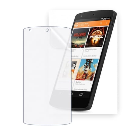 SChitec LG Nexus 5 Uyumlu Ön Yüzey Nano Şeffaf Hidrojel Ekran Koruyucu