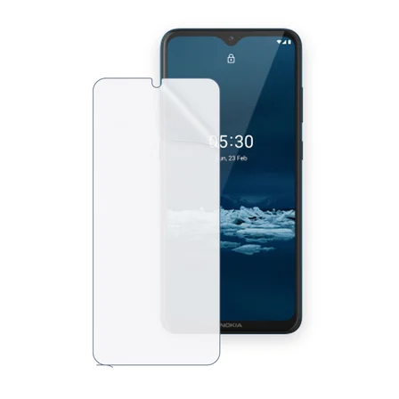SChitec NOKIA 5.3 Uyumlu Ön Yüzey Nano Şeffaf Hidrojel Ekran Koruyucu