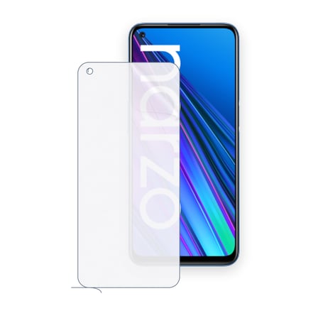 SChitec Realme Narzo 30 5G Uyumlu Ön Yüzey Nano Şeffaf Hidrojel Ekran Koruyucu