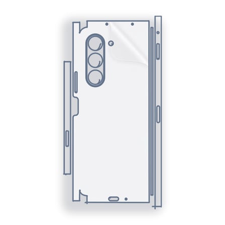 SChitec SAMSUNG Galaxy Z Fold5 Uyumlu Fullbody Arka Kaplama Hidrojel Koruyucu Film