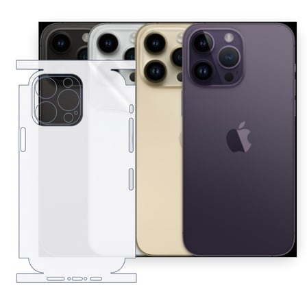 SChitec Apple iPhone 14 Pro Max Uyumlu Fullbody Arka Kaplama Hidrojel Koruyucu Film