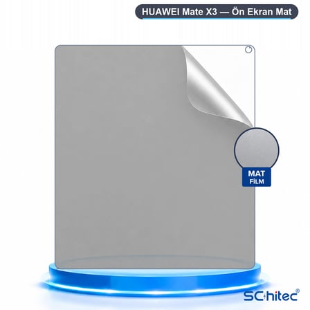 SChitec HUAWEI Mate X3 Uyumlu Ön Yüzey Mat Hidrojel Ekran Koruyucu