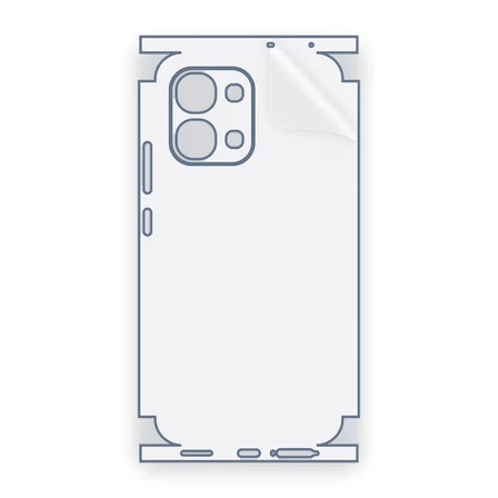 SChitec OPPO A6 Pro 4G Uyumlu Fullbody Arka Kaplama Hidrojel Koruyucu Film
