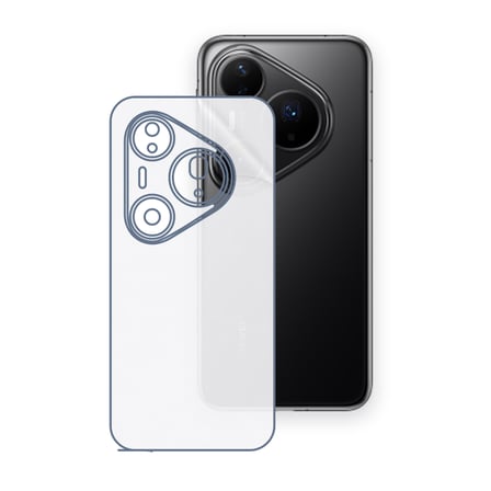 SChitec HUAWEI Pura 80 Pro Uyumlu Arka Yüzey Hidrojel Koruyucu Film
