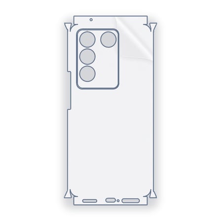 SChitec VIVO S16 Uyumlu Fullbody Arka Kaplama Hidrojel Koruyucu Film