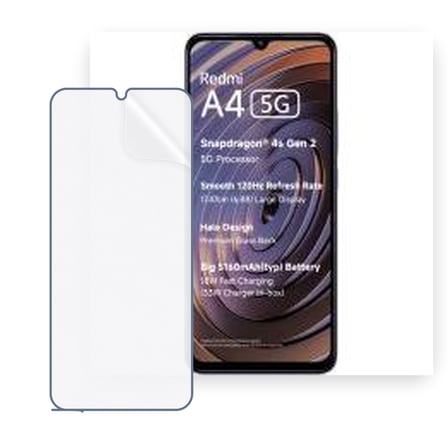 SChitec Redmi A5 4G Uyumlu Ön Yüzey Nano Şeffaf Hidrojel Ekran Koruyucu