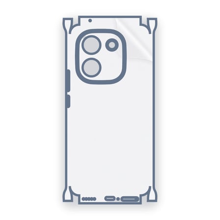 SChitec VIVO T3 Pro Uyumlu Fullbody Arka Kaplama Hidrojel Koruyucu Film