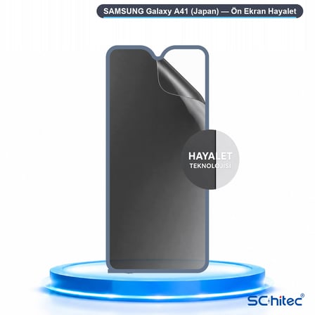 SChitec SAMSUNG Galaxy A41 (Japan) Uyumlu Ön Yüzey Hayalet Privacy Hidrojel Ekran Koruyucu