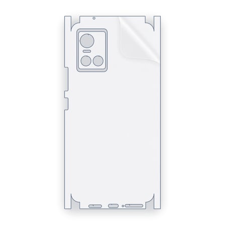 SChitec VIVO S10 Pro Uyumlu Fullbody Arka Kaplama Hidrojel Koruyucu Film