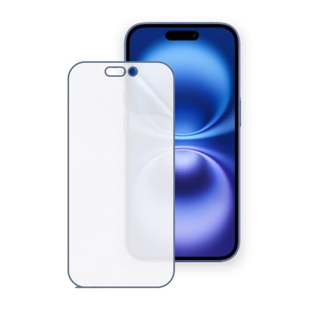 SChitec Apple iPhone 16 Uyumlu Ön Yüzey Nano Şeffaf Hidrojel Ekran Koruyucu