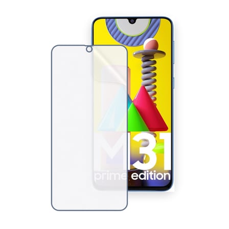 SChitec SAMSUNG Galaxy M31 Prime Uyumlu Ön Yüzey Nano Şeffaf Hidrojel Ekran Koruyucu