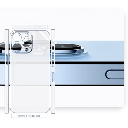 SChitec Apple iPhone 13 Pro Uyumlu Fullbody Arka Kaplama Hidrojel Koruyucu Film