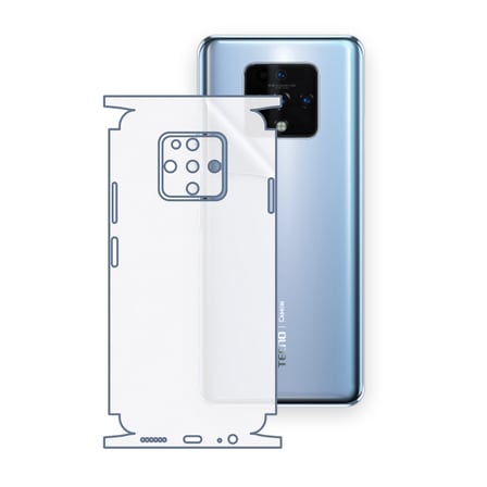 SChitec TECNO Camon 16 Premier Uyumlu Fullbody Arka Kaplama Hidrojel Koruyucu Film